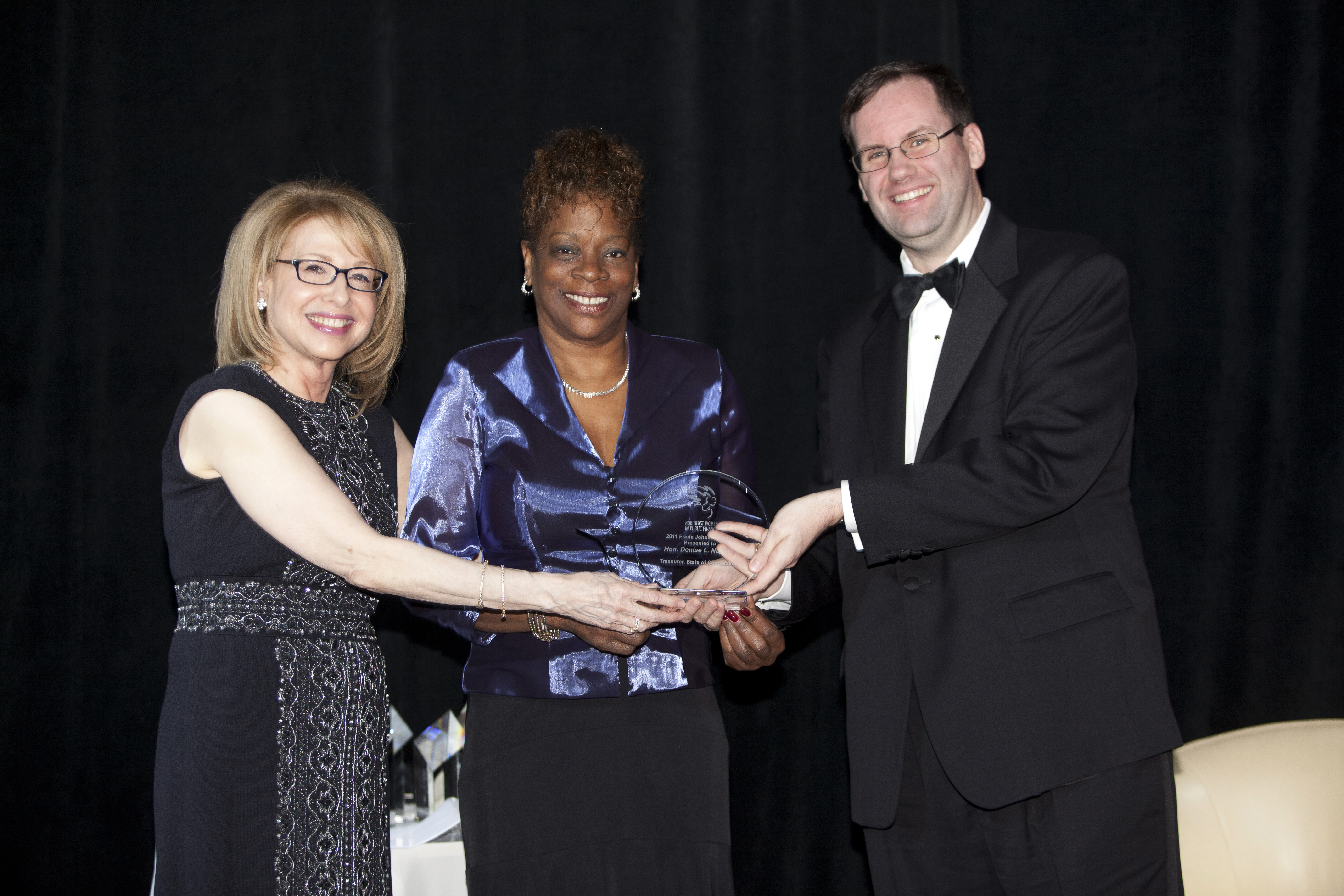 Freda Johnson receives inaugural Freda Johnson Award in 2011.